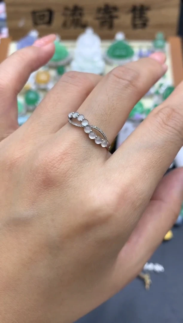 【闪购商品】翡翠戒指18K金镶嵌133-中国好珍宝