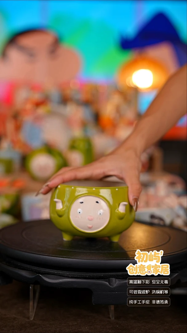 瓷【初屿】手工手绘餐具
