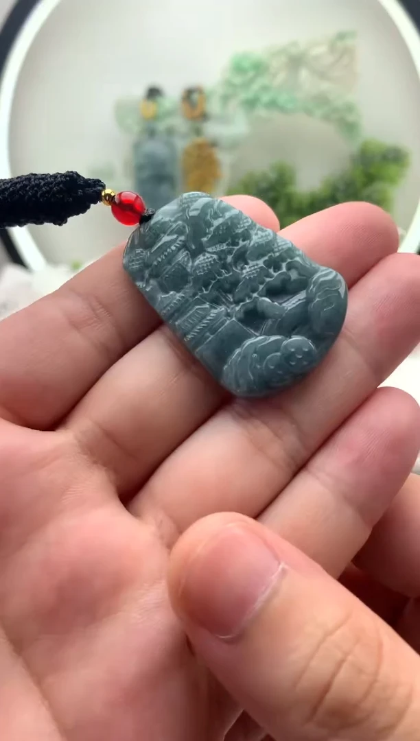 颈饰未镶嵌翡翠小*神挂件