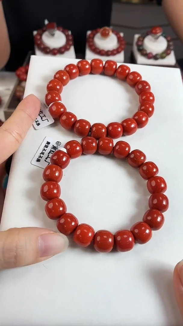 未镶嵌瓦西老型手串12mm南红玛瑙（多样式发其一）