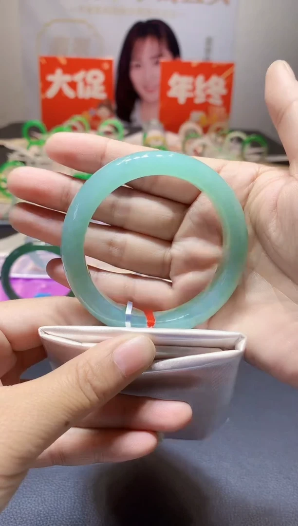 未镶嵌手镯翡翠翡翠手镯圈口54.1-t46