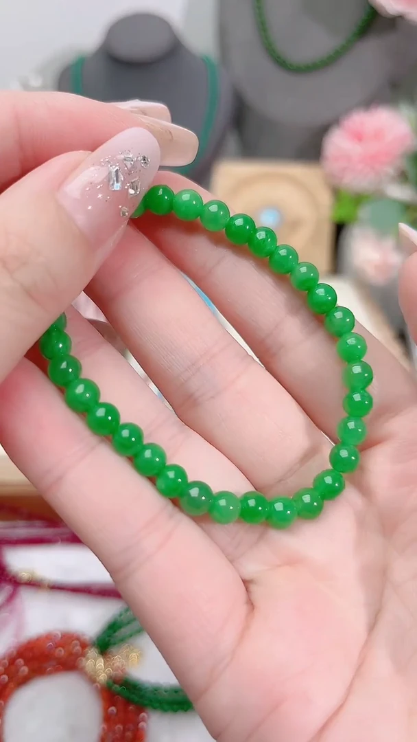 未镶嵌手串翡翠圆99