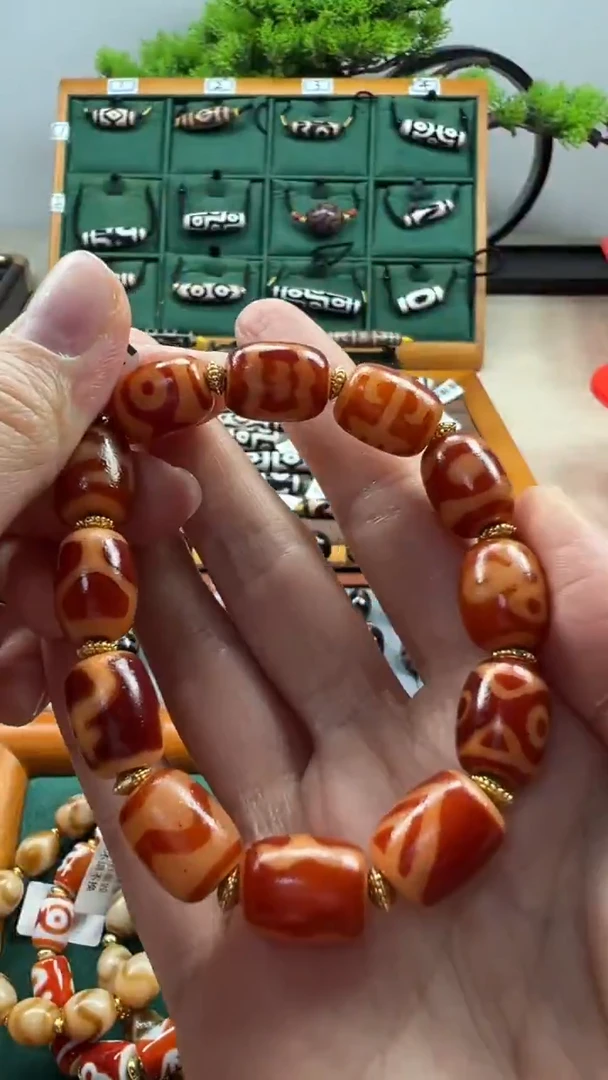 玛瑙/玉髓（覆膜）颈饰合金34（微瑕随机发货）