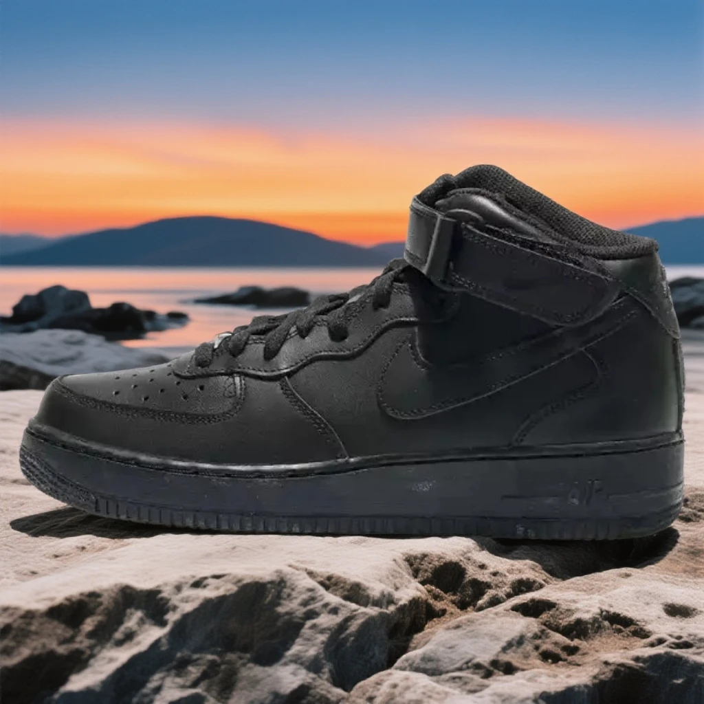 NIKE/耐克男子纯黑新款空军一号休闲时尚运动板鞋CW2289-001