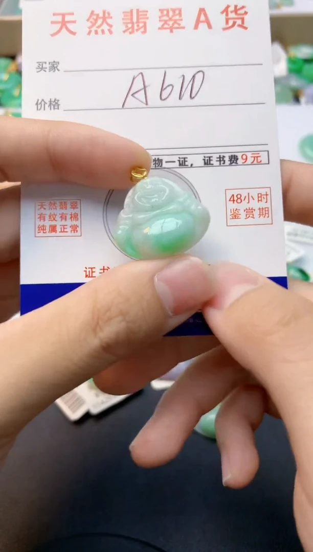 颈饰未镶嵌翡翠天然缅甸A货翡翠