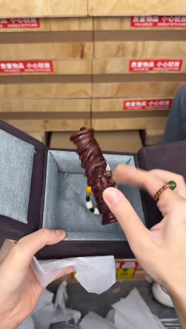 慈木器文玩阁龙柱手把件链接@@SP143