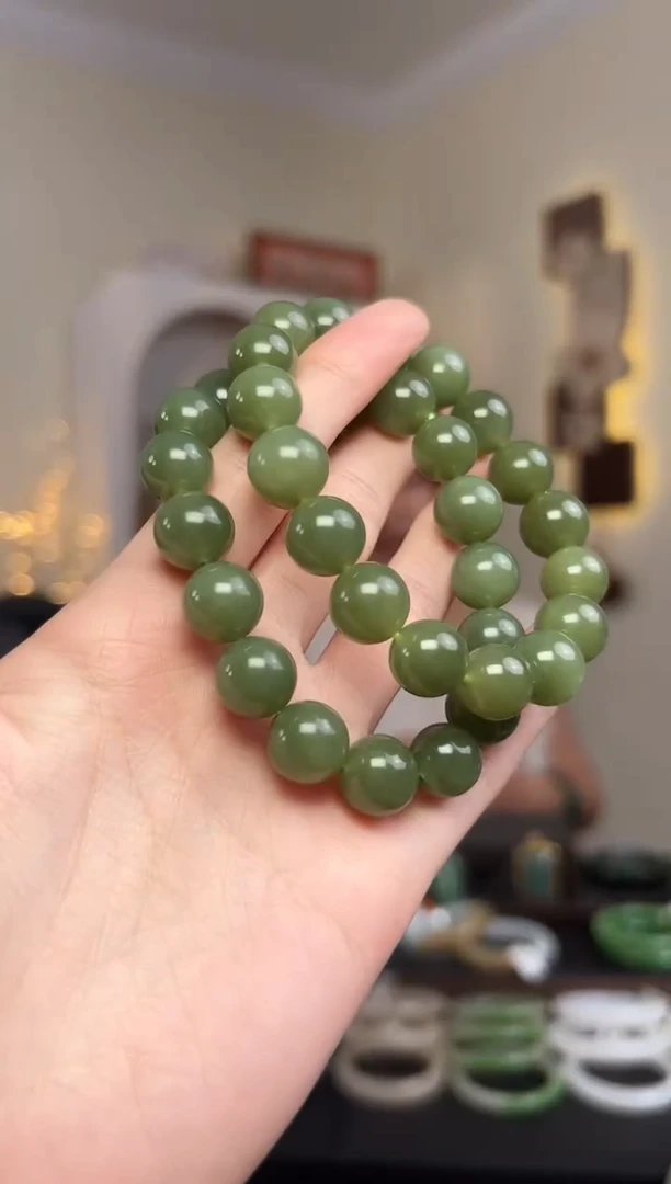 颈饰未镶嵌和田玉12mm