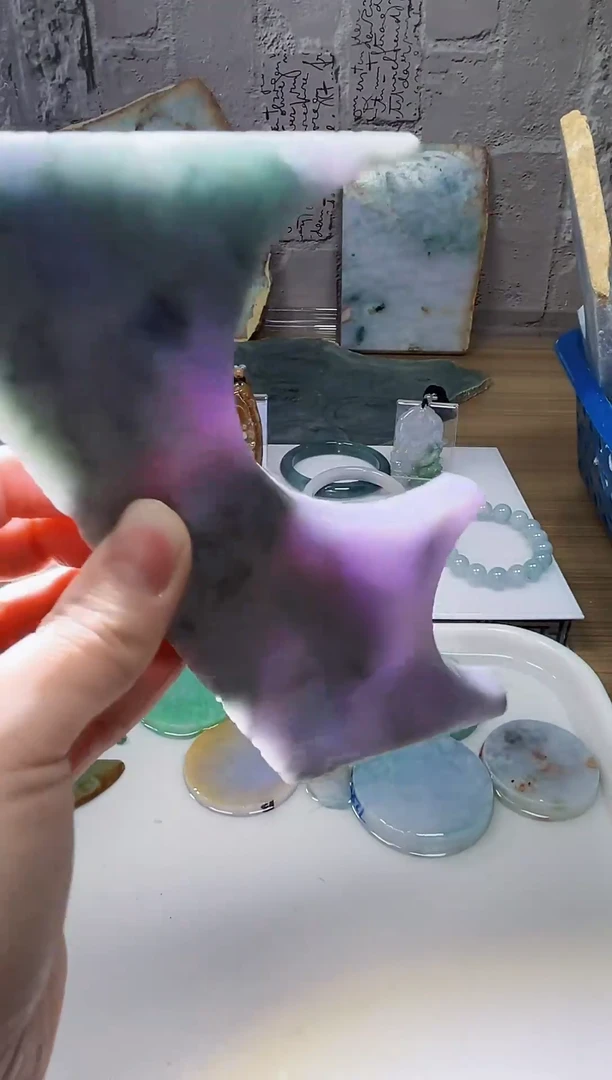 裸石翡翠天然翡翠A货余 南 698