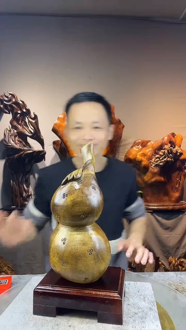 金丝楠司**言小叶桢楠随行摆件53