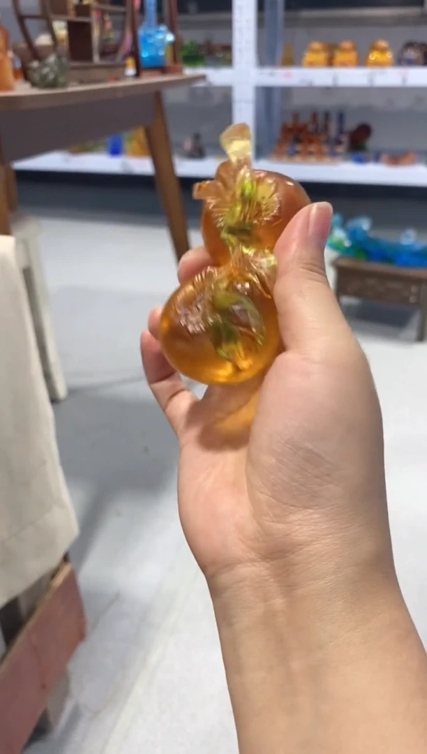 手工艺品琉璃好事成双 古法琉璃 假一罚十 有运费险