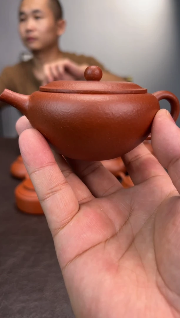 茶壶紫砂爱****哥大红泥钵盂