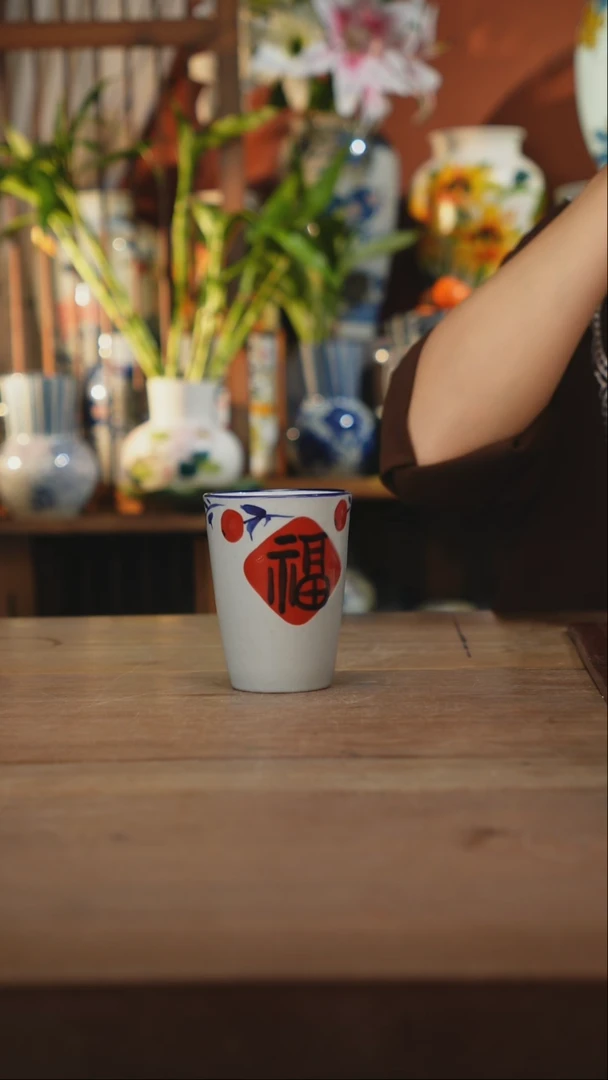 瓷片景德镇设计师釉下手绘陶瓷餐具
