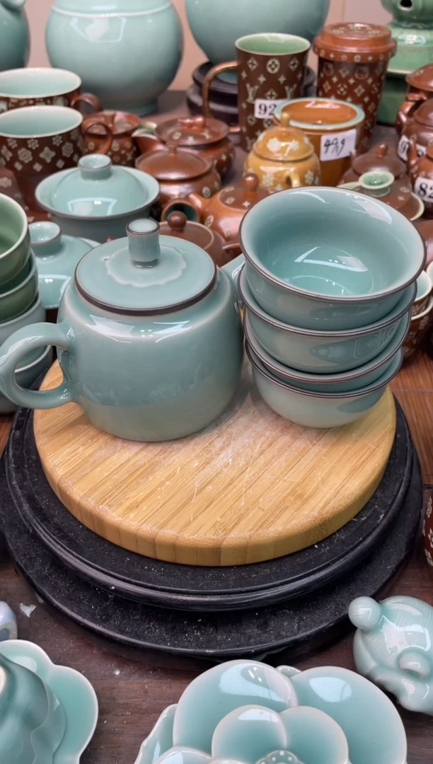 慧仙青瓷1壶4杯  源头厂家特价福利