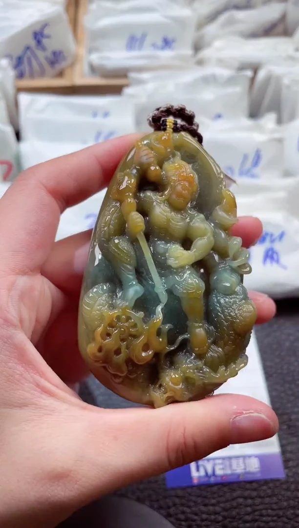 颈饰未镶嵌翡翠00009262御龙不动