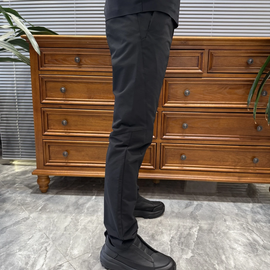 2025秋冬新款单棉同款防风标准长裤直筒型休闲裤