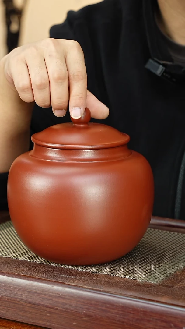 宜兴原矿紫砂茶叶罐