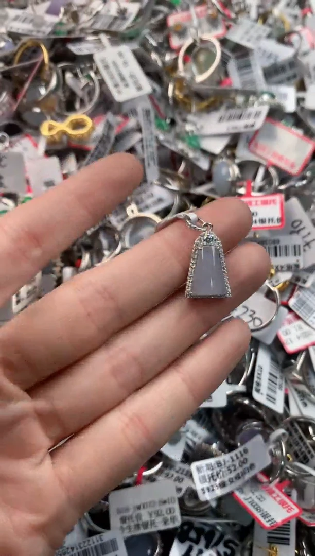 银S925镶嵌戒指翡翠11           2