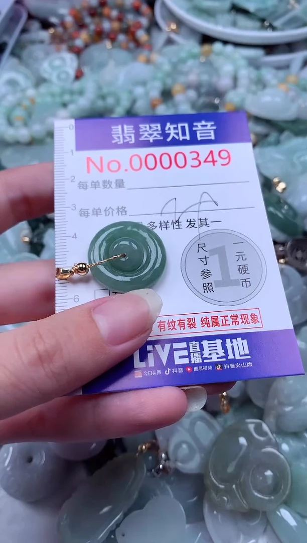 翡翠未镶嵌吊坠(不含链)349