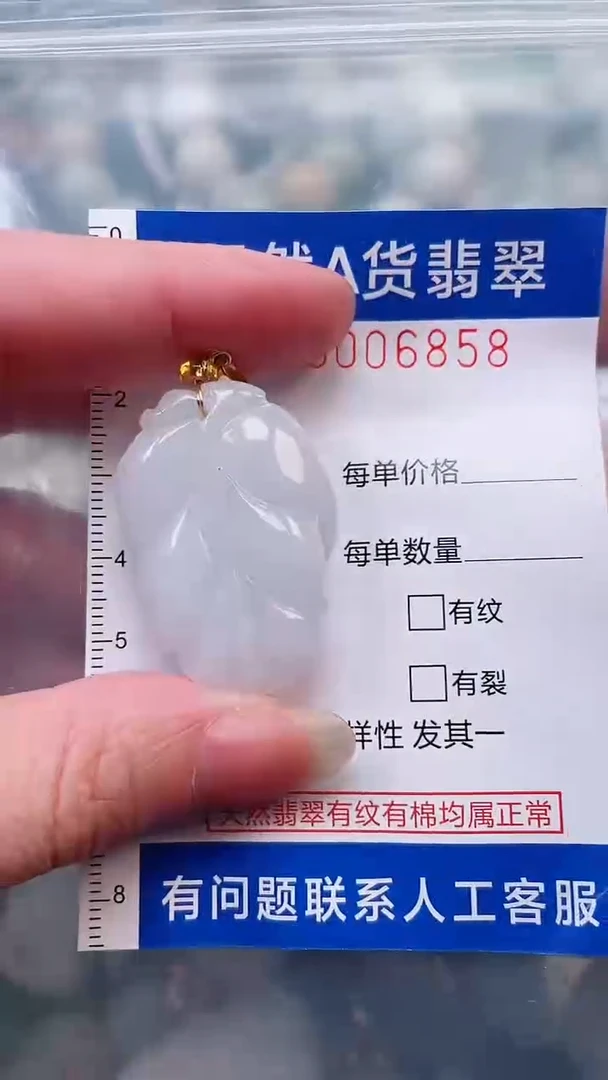 翡翠未镶嵌吊坠(不含链)1