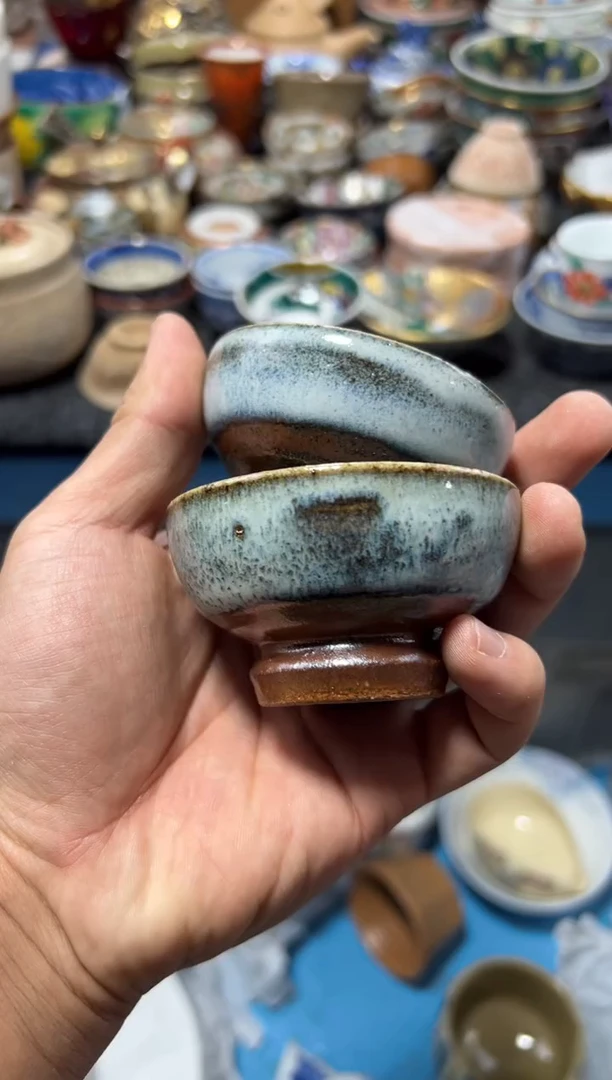 瓷片天**空夏目海外回流瓷器中古品。