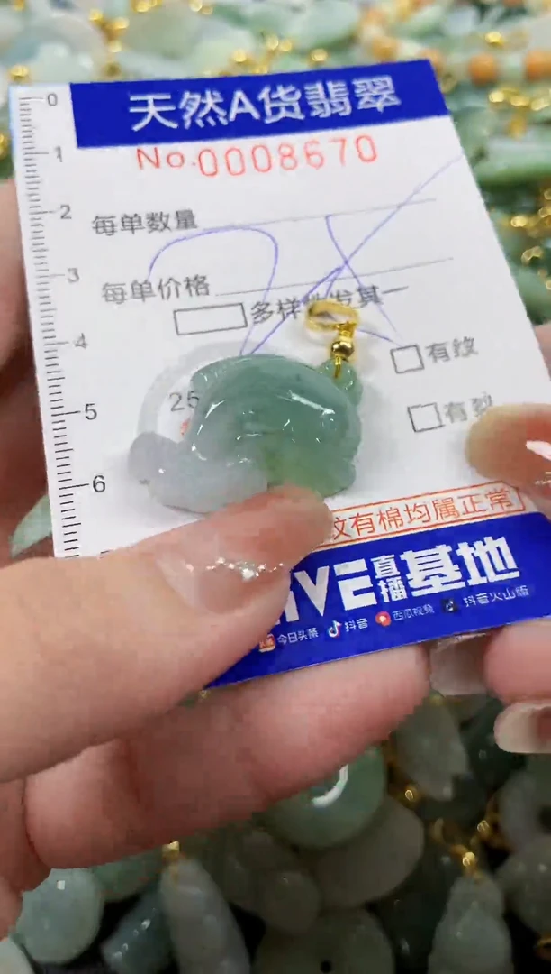 颈饰未镶嵌翡翠天然A货翡翠