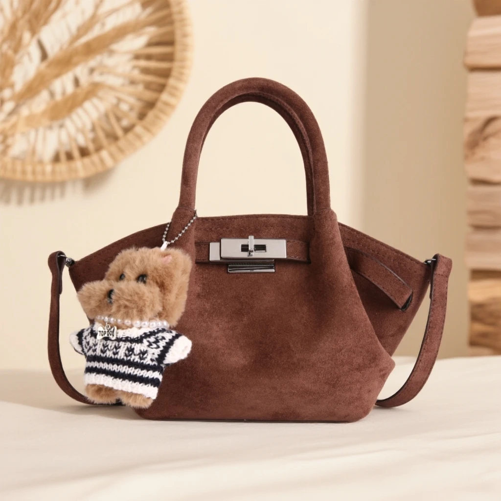 网红洋气贝壳包2025新款小众百搭女士手提包包时尚简约单肩斜挎包