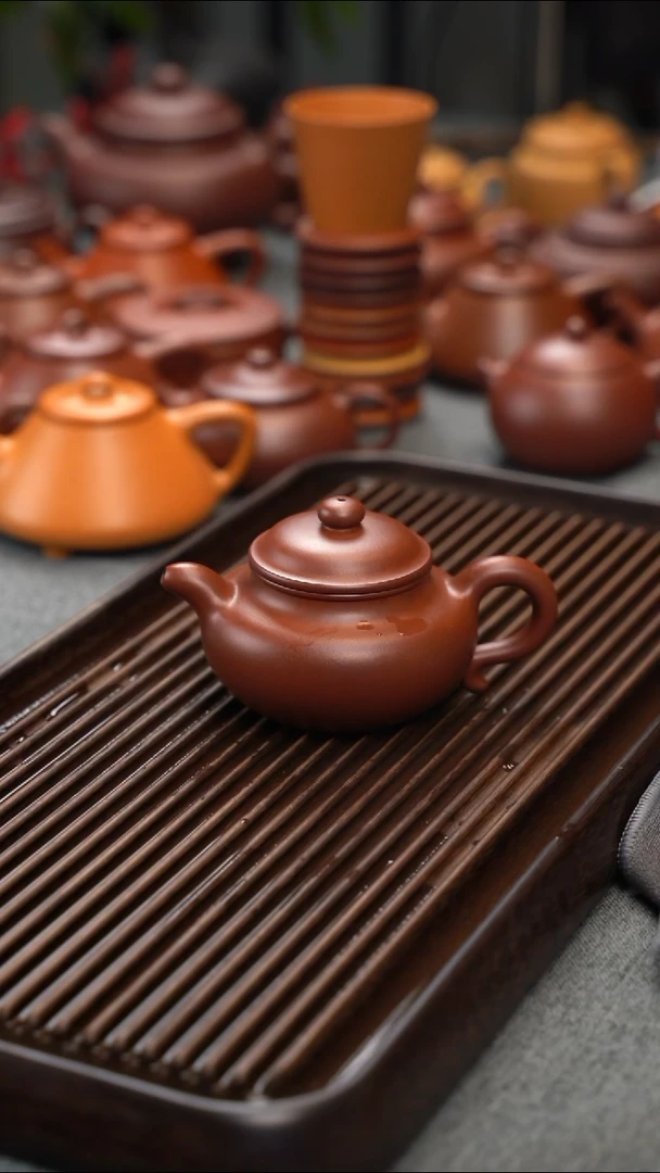 茶壶紫砂漫山小仿古200cc特练紫泥