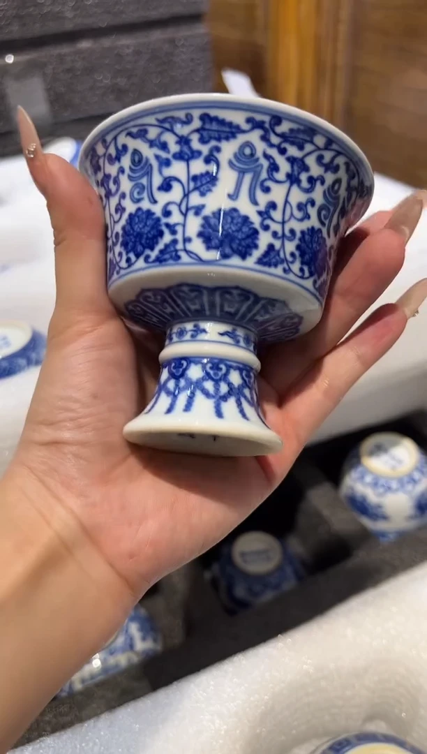 瓷片景德镇瓷器茶器茶杯