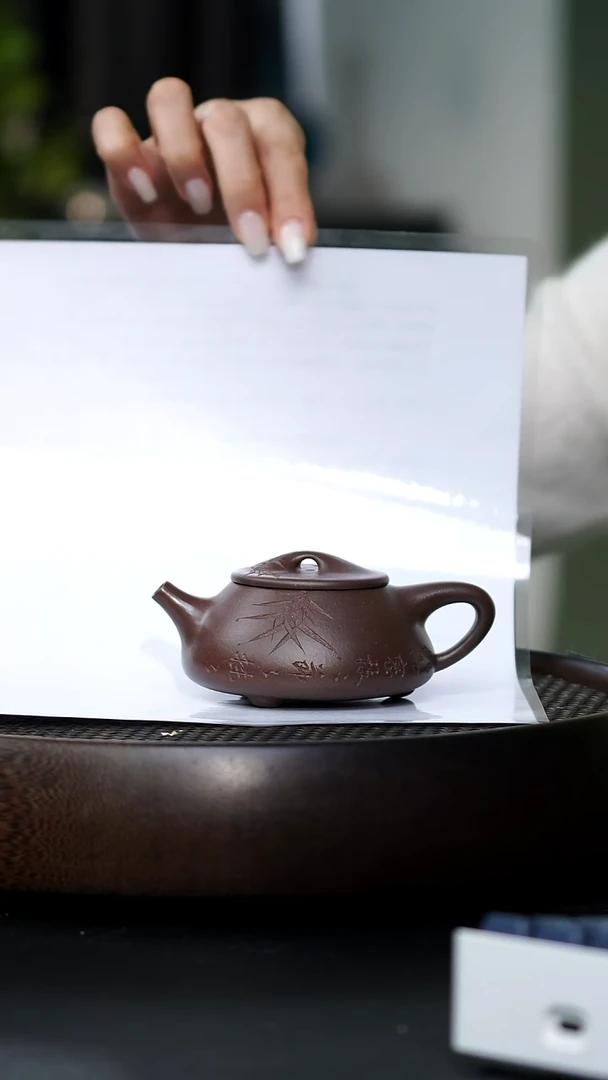 独*ZJB-0052景舟石瓢-深井紫泥-150cc