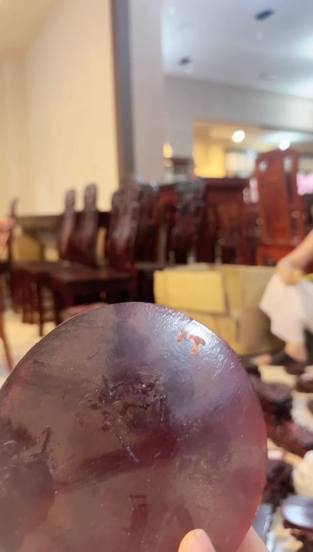 花梨木类家具黑檀衣镜桌子脚垫圆的摆件