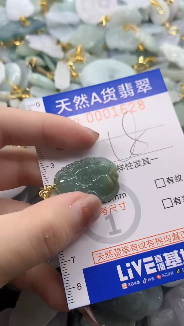 翡翠未镶嵌颈饰天然A货翡翠