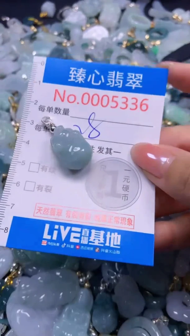 吊坠(不含链)未镶嵌翡翠5336