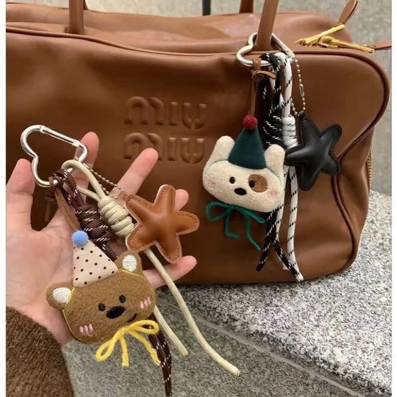 秋冬原创DIYmin系包挂时尚毛绒挂件