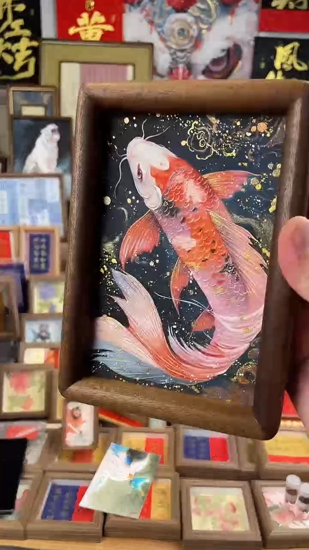 国画纯手绘书法绘画作品