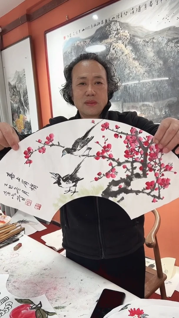 国画李火庆/国画/花鸟