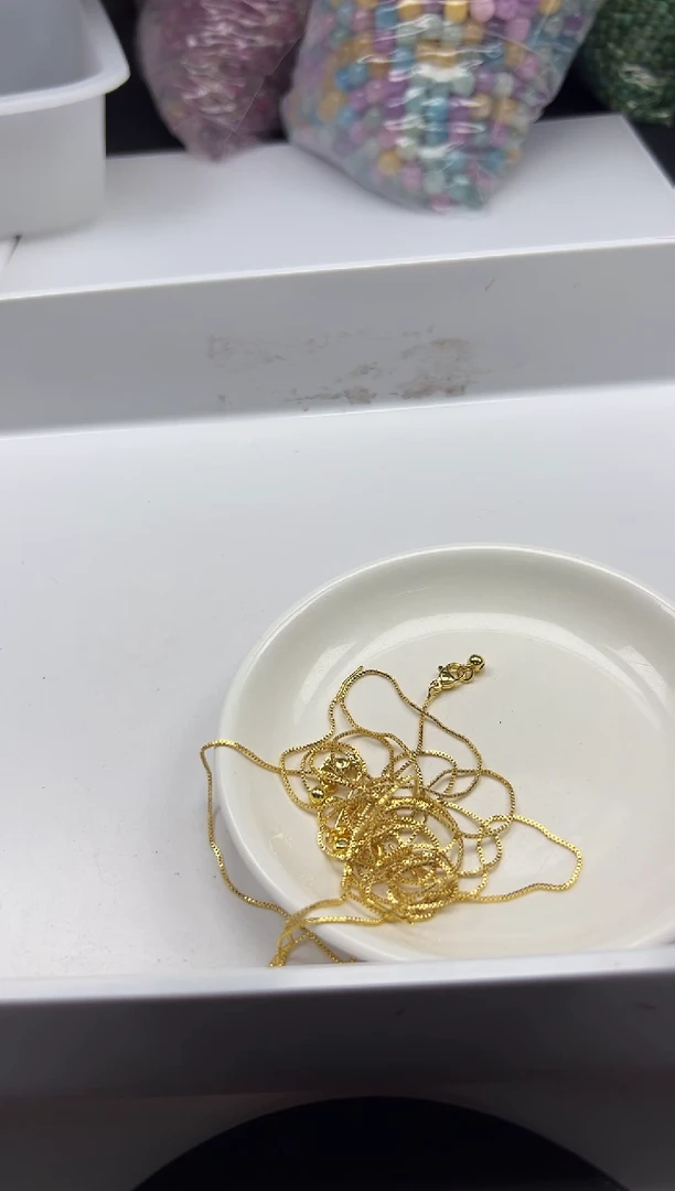 银S800镶嵌颈饰玛瑙/玉髓x228万能针式项链*1条