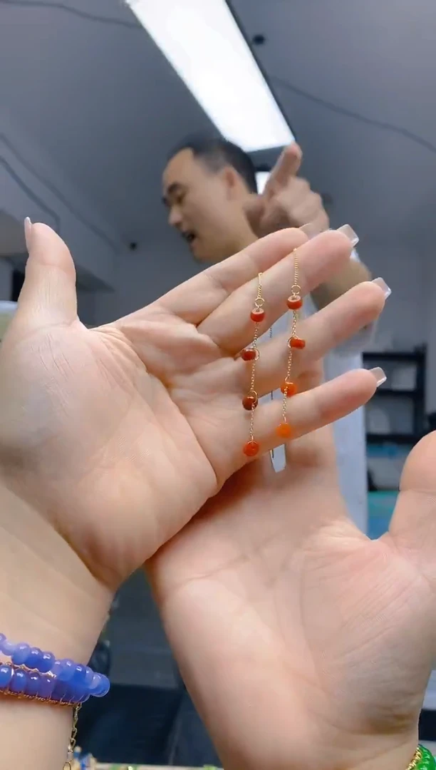 【闪购商品】翡翠耳饰合金158翡翠耳线