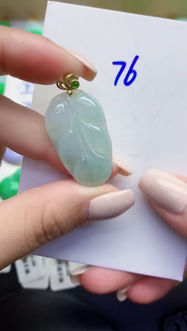 颈饰未镶嵌翡翠缅甸天然翡翠A货