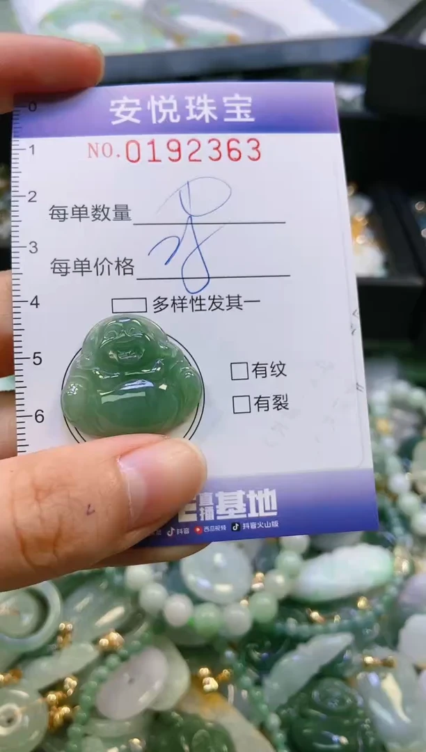 翡翠未镶嵌颈饰闪购0192363