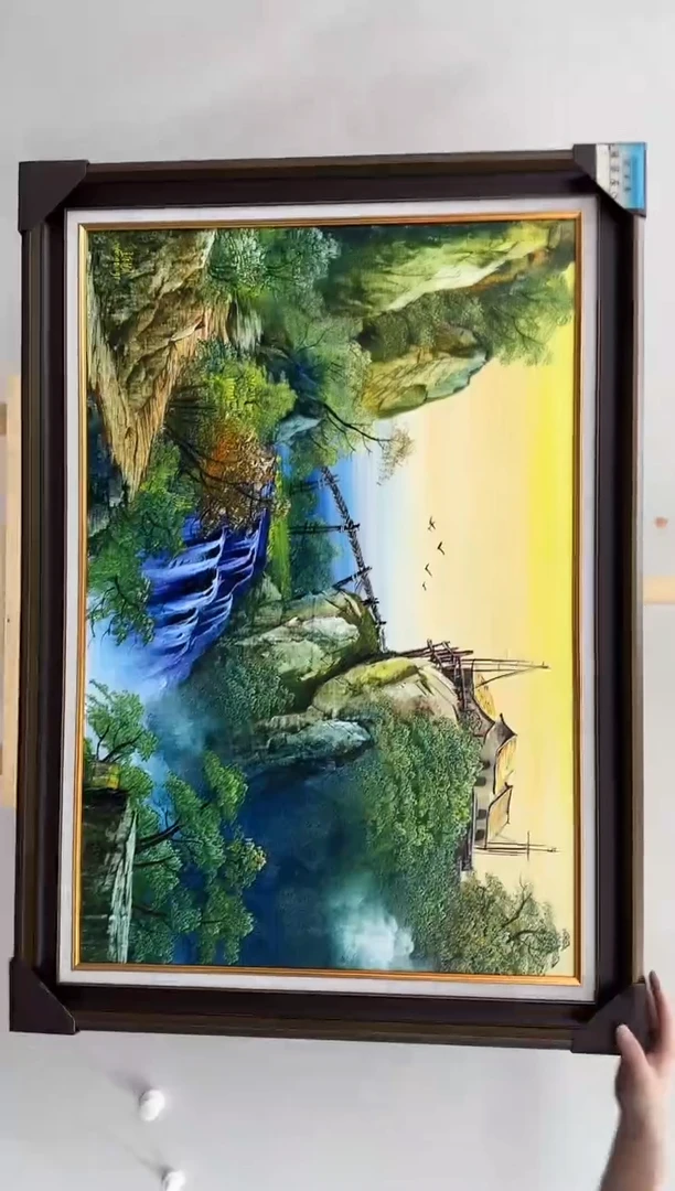 国画王东圃-油画山水作品