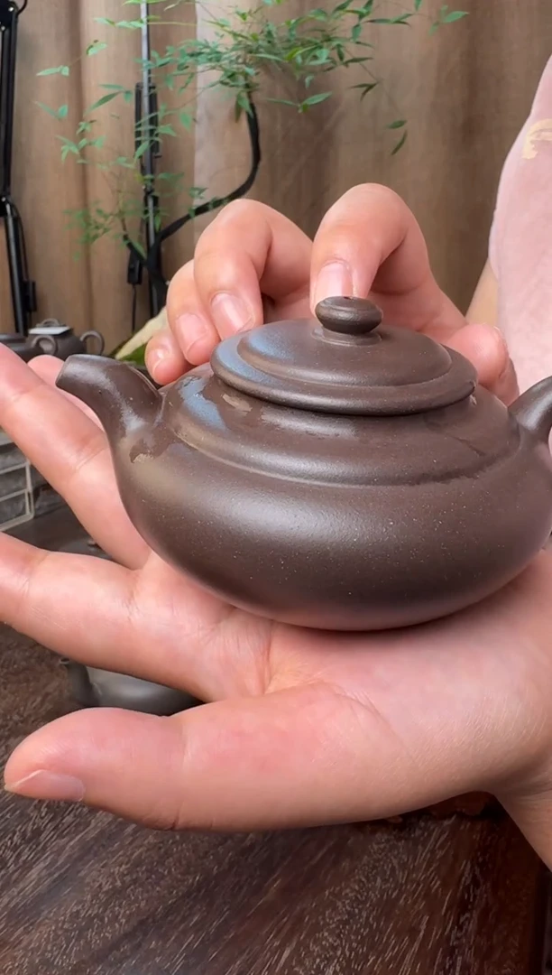 想泉壶-半手精工制作（蠡墅天青泥-高温电窑）200CC