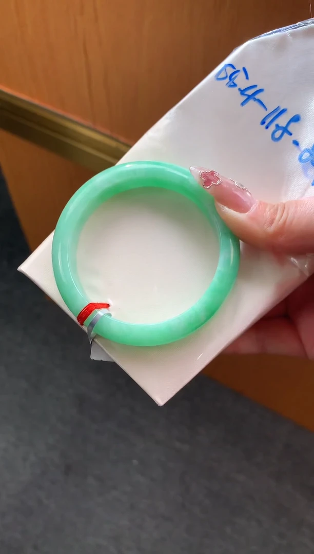 未镶嵌手镯翡翠-F63-正圈55.4