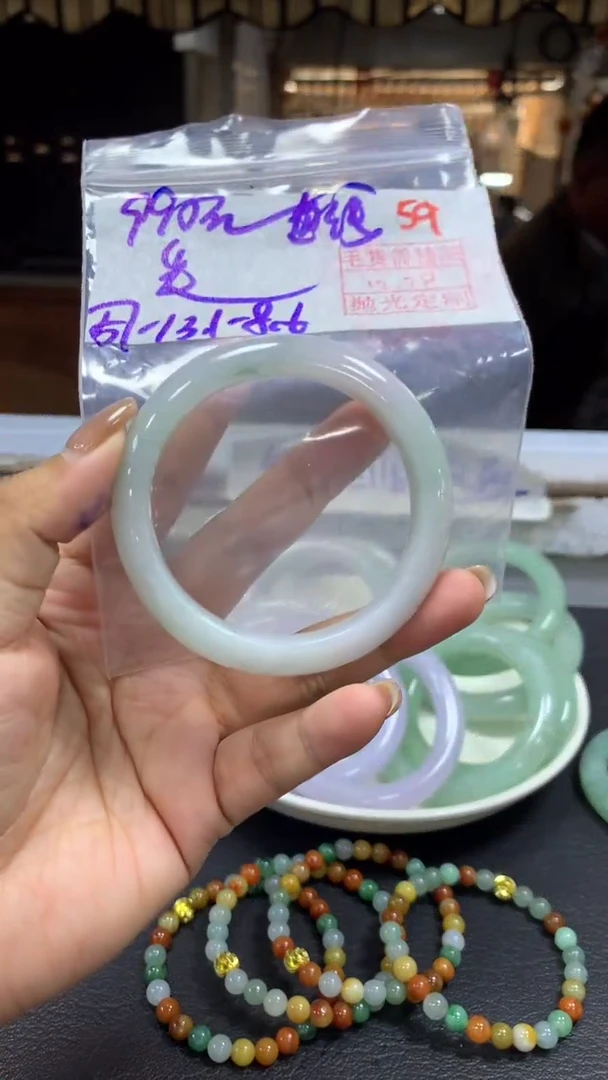 未镶嵌定制翡翠毛货需精细抛光+拍一发一+59