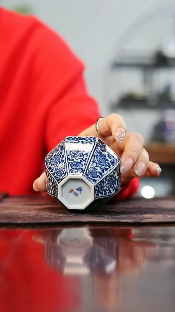 镹曰陶手工手绘柴窑制作茶具小微瑕