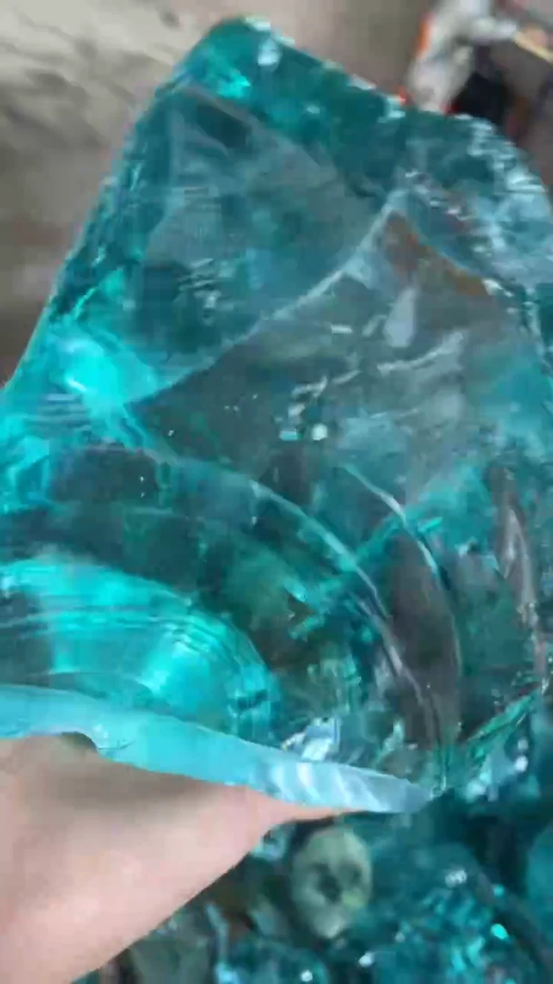 新疆五彩石原石摆件