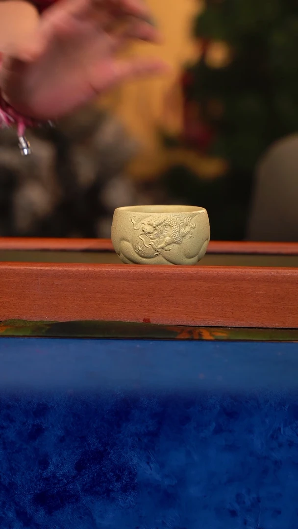 紫砂 宜兴紫砂TZP 本绿杯 中