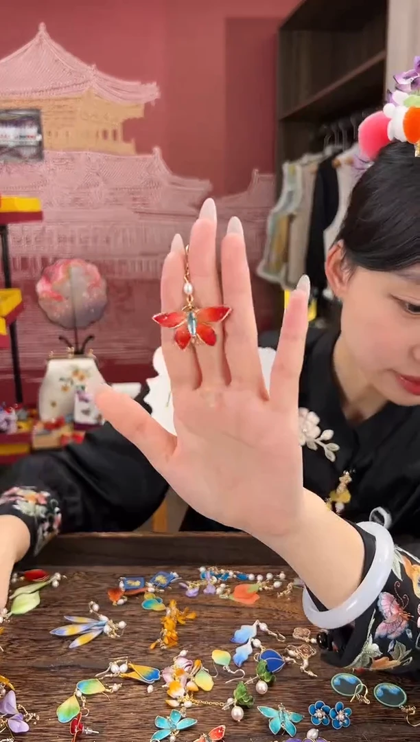 【闪购商品】刺绣苏绣世家非遗手工（耳环）