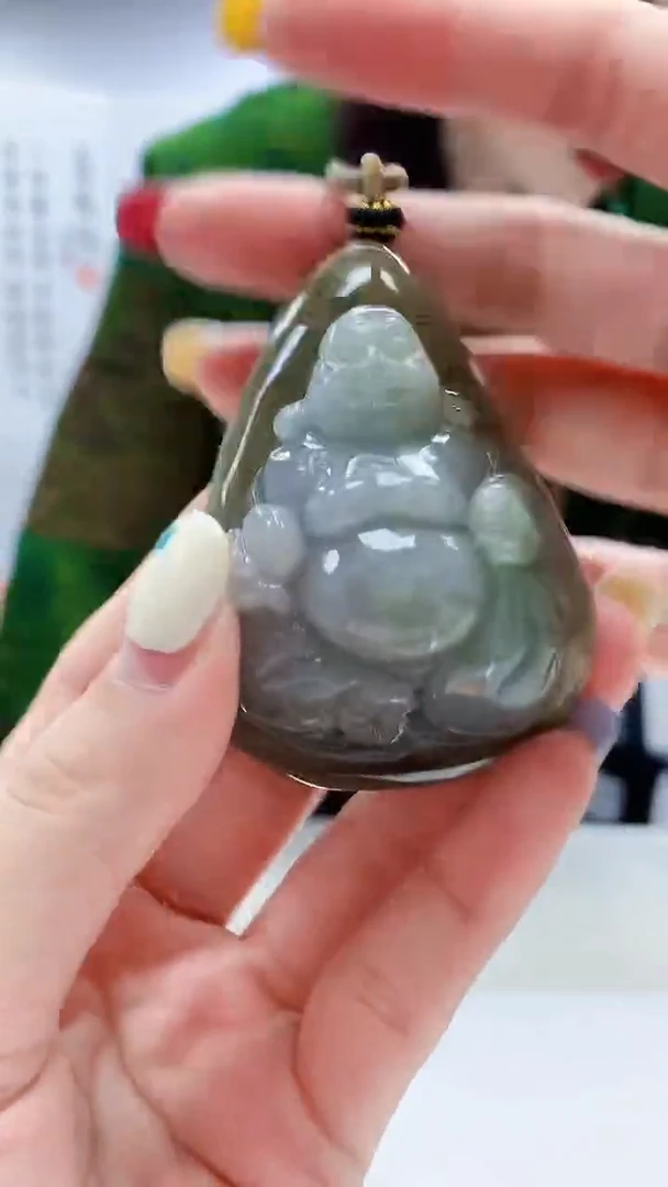 未镶嵌定制翡翠4829lr-毛货挂件41