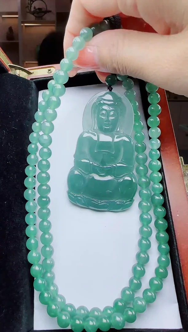 颈饰未镶嵌翡翠多样性发其一79573大观音