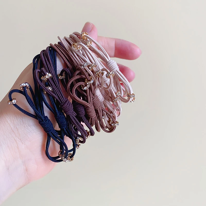 韩国蝴蝶结头绳发圈橡皮筋发绳森女系简约扎头发马尾百搭儿童头饰